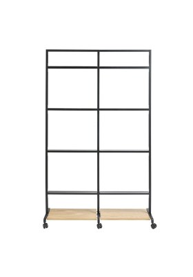 6200-0722-9011 Extend Free Standing, Oak Veneer Bottom Plate w. Wheels, Double, Front_1